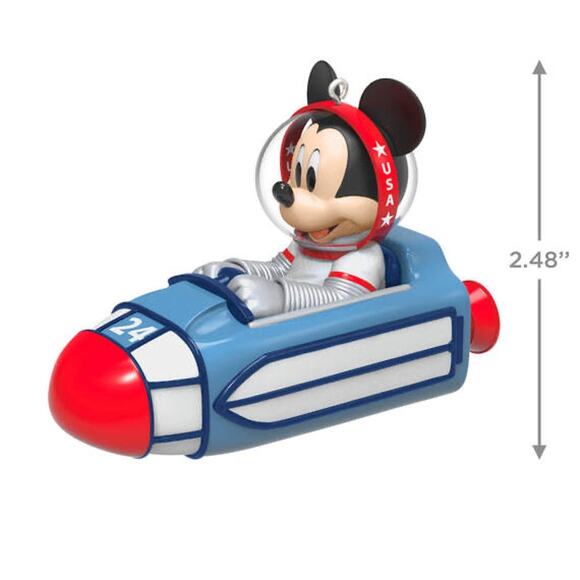 Hallmark Keepsake 2024 Disney Mickey Mouse Space Mountain Christmas Ornament - Picture 3 of 10